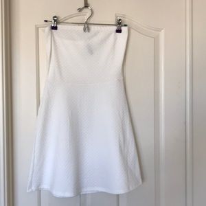 Cute white mini dress